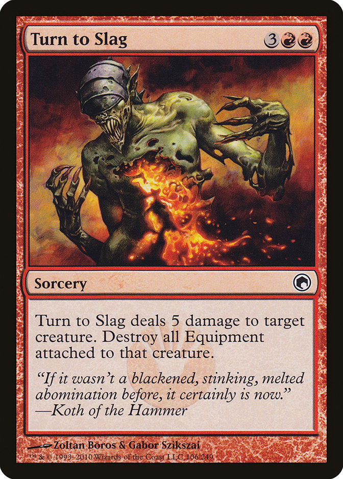 Turn to Slag [Scars of Mirrodin] | Gamer Loot