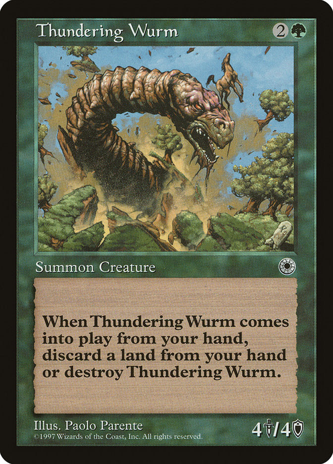 Thundering Wurm [Portal] | Gamer Loot
