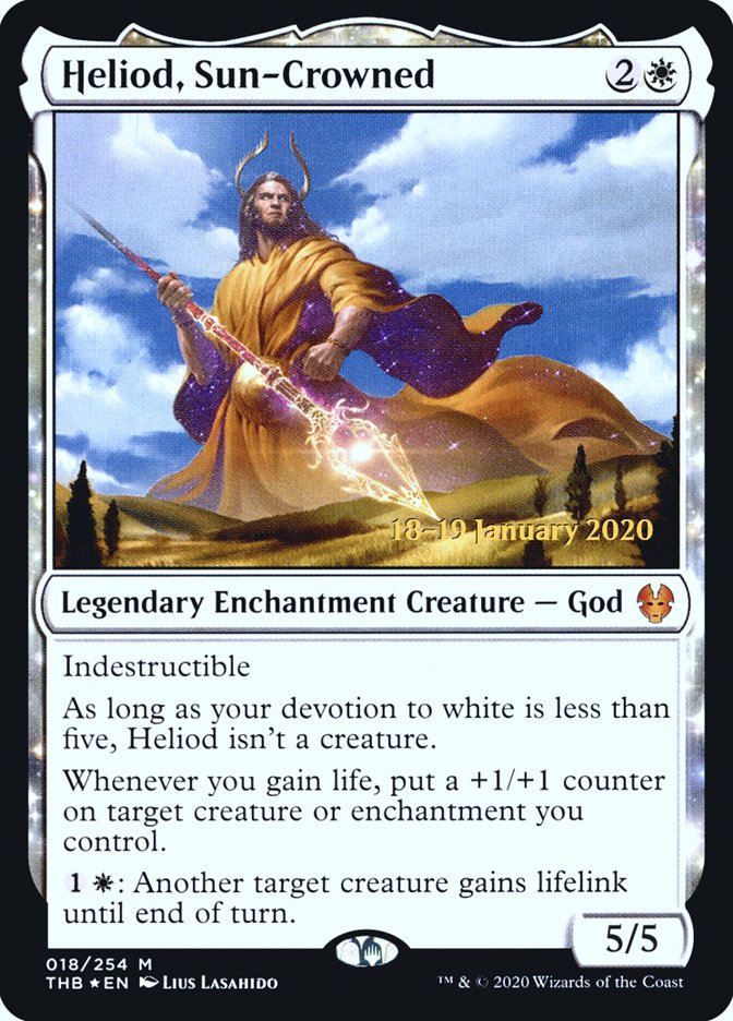 Heliod, Sun-Crowned [Theros Beyond Death Prerelease Promos] | Gamer Loot