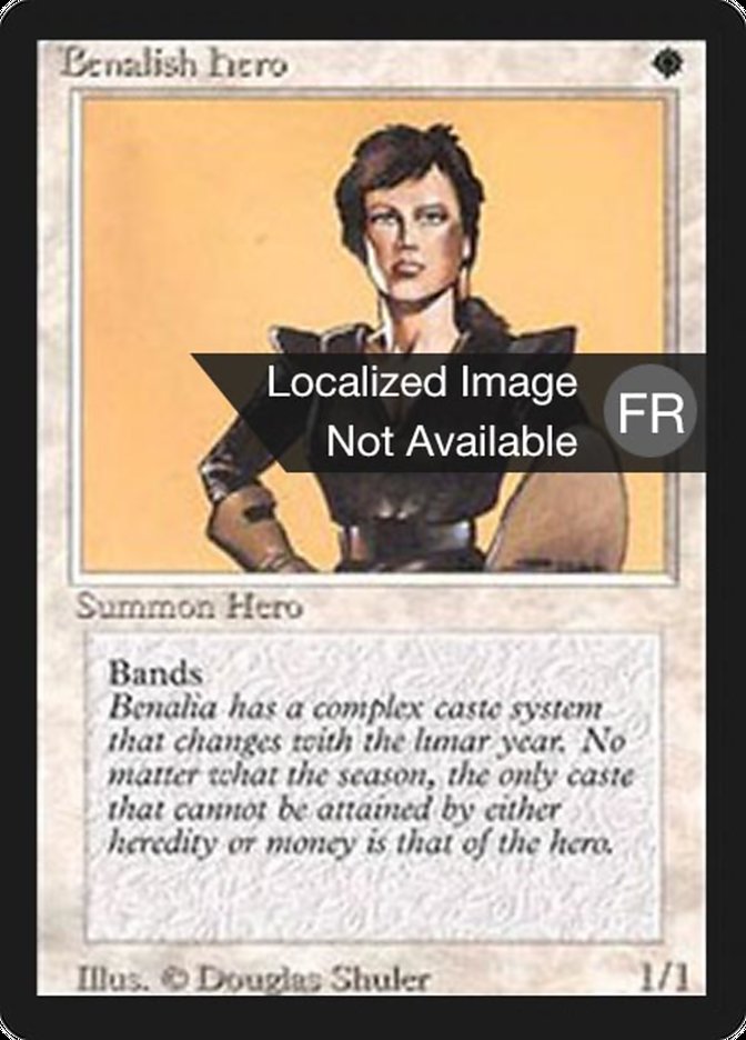 Benalish Hero [Foreign Black Border] | Gamer Loot