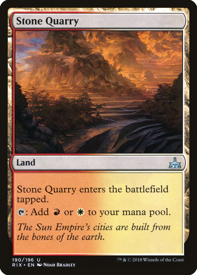 Stone Quarry [Rivals of Ixalan] | Gamer Loot