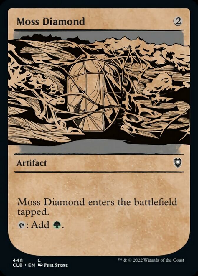 Moss Diamond (Showcase) [Commander Legends: Battle for Baldur's Gate] | Gamer Loot