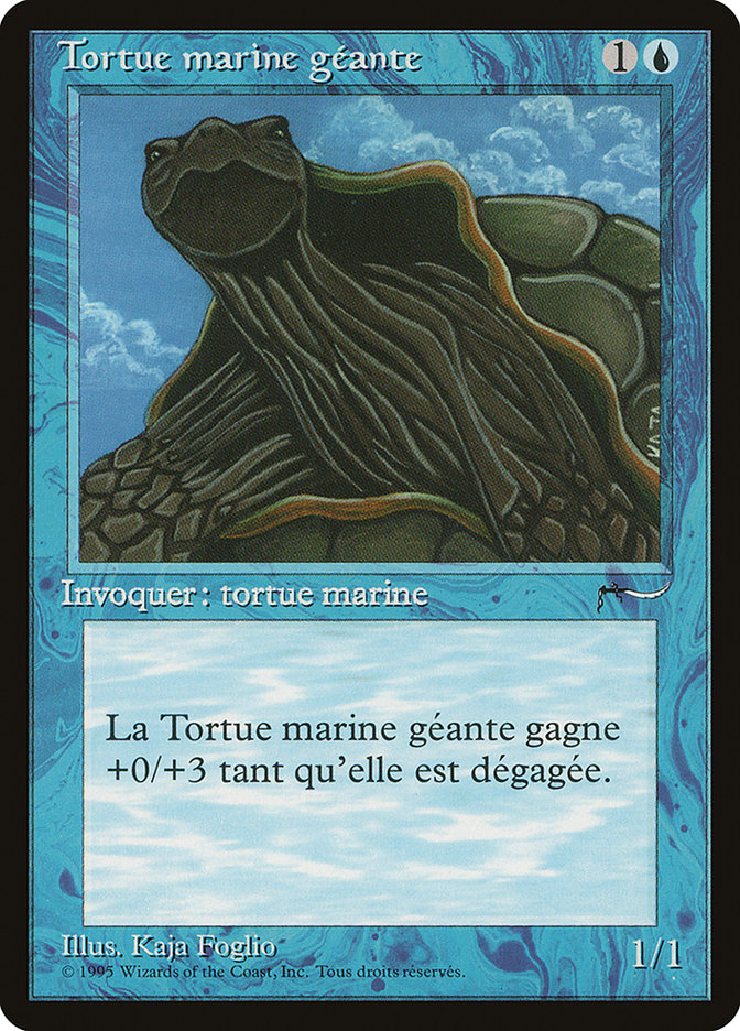 Giant Tortoise (French) - "Tortue marine geante" [Renaissance] | Gamer Loot