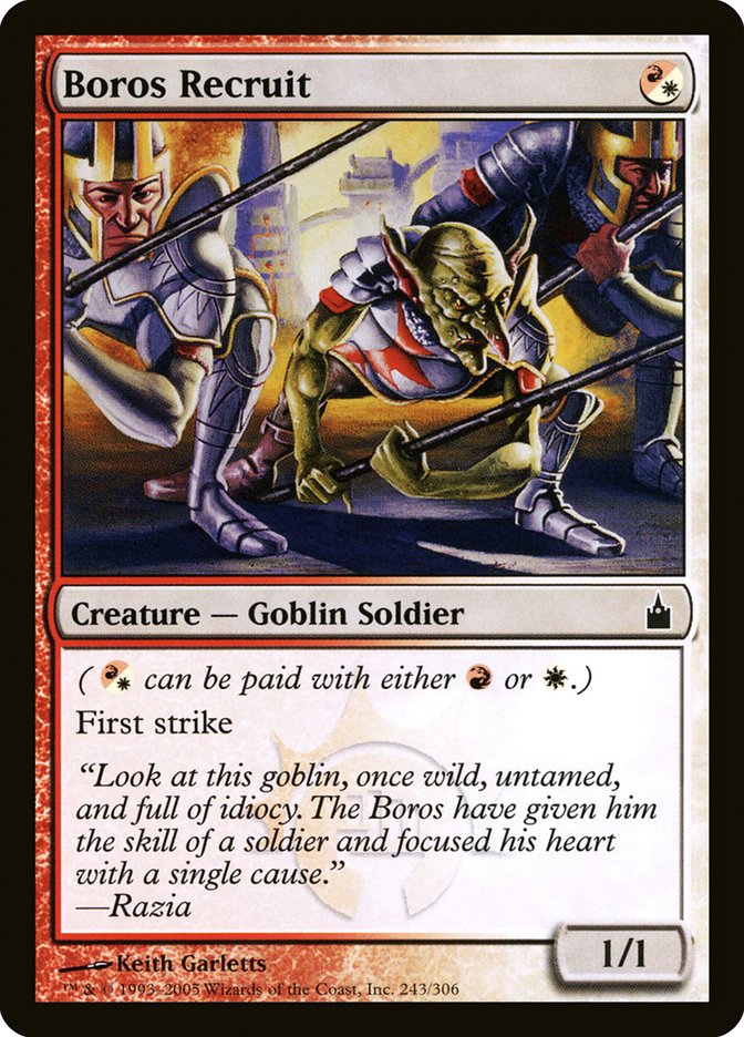 Boros Recruit [Ravnica: City of Guilds] | Gamer Loot