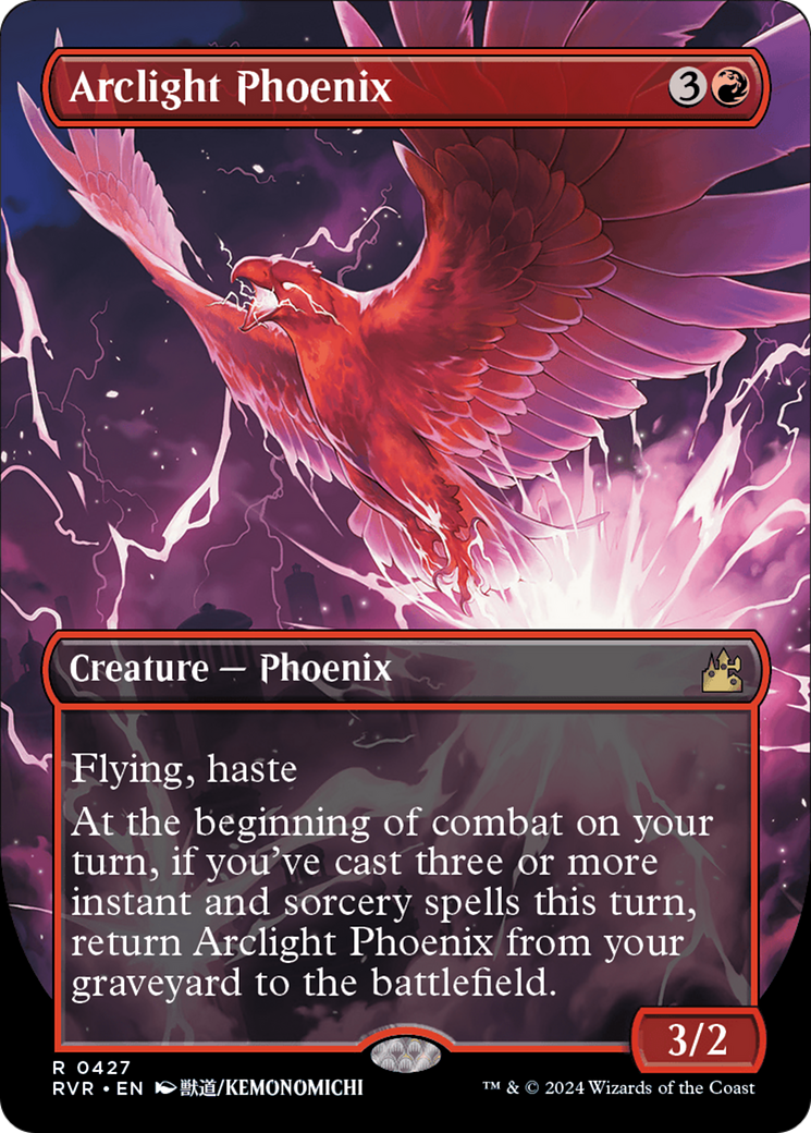 Arclight Phoenix (Anime Borderless) [Ravnica Remastered] | Gamer Loot