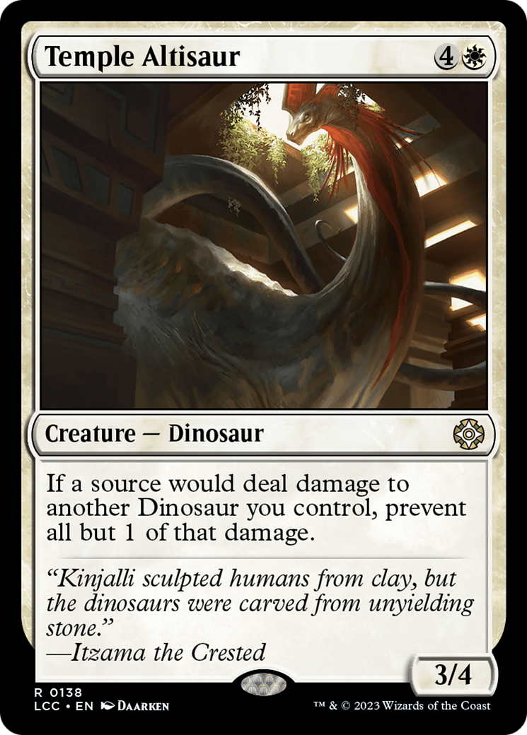 Temple Altisaur [The Lost Caverns of Ixalan Commander] | Gamer Loot