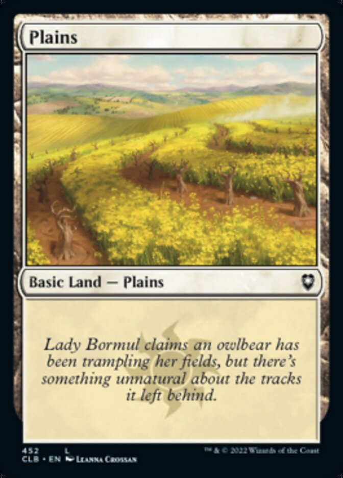 Plains (452) [Commander Legends: Battle for Baldur's Gate] | Gamer Loot