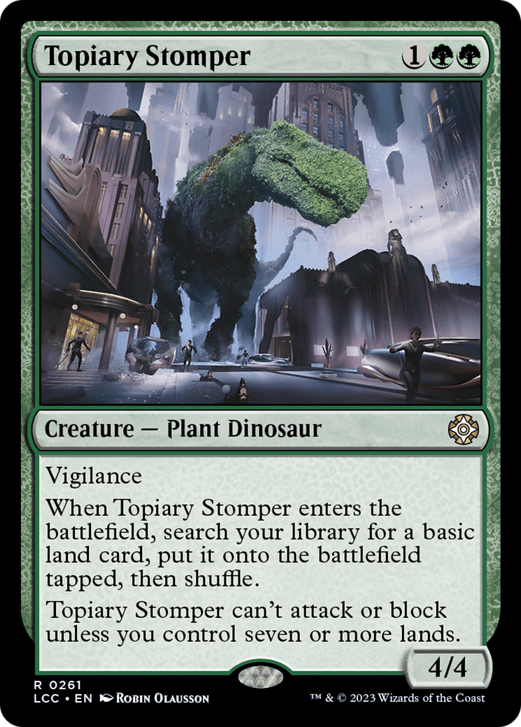 Topiary Stomper [The Lost Caverns of Ixalan Commander] | Gamer Loot