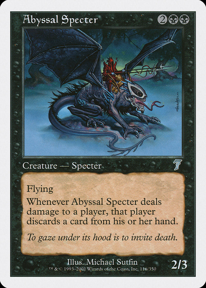 Abyssal Specter [Seventh Edition] | Gamer Loot