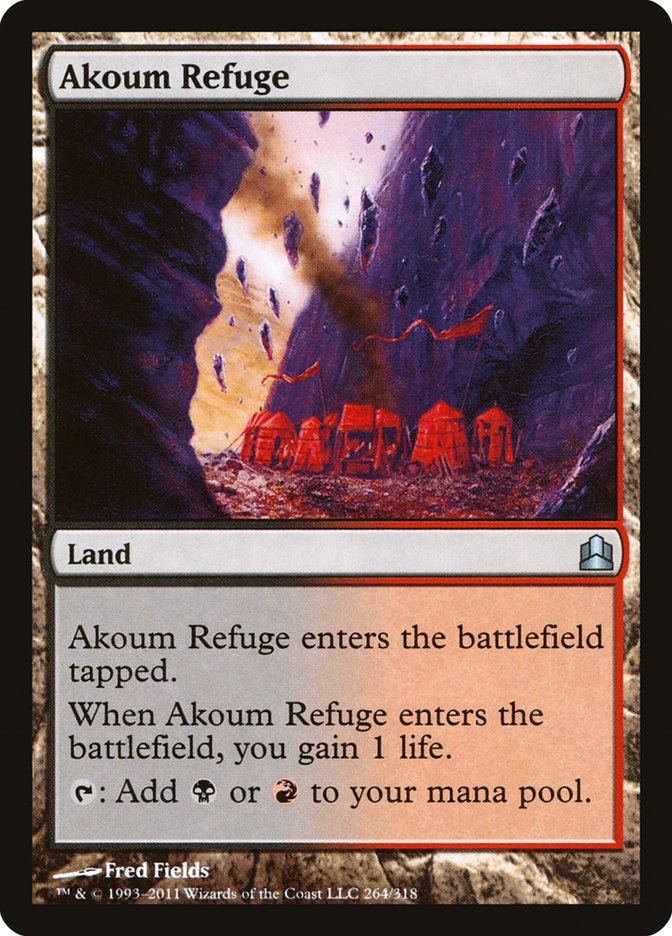 Akoum Refuge [Commander 2011] | Gamer Loot