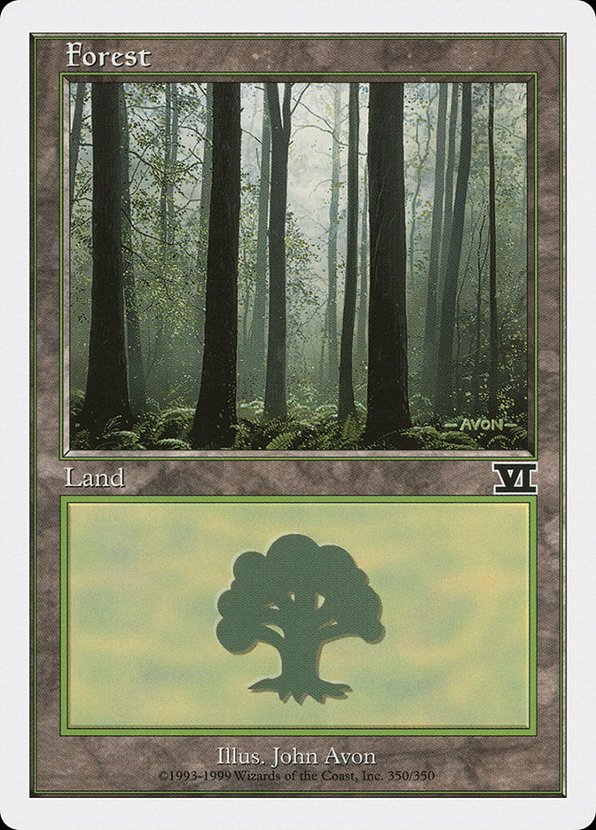 Forest (350) [Classic Sixth Edition] | Gamer Loot