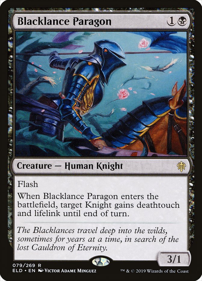 Blacklance Paragon [Throne of Eldraine] | Gamer Loot