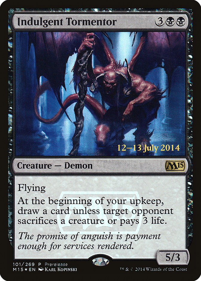 Indulgent Tormentor [Magic 2015 Prerelease Promos] | Gamer Loot