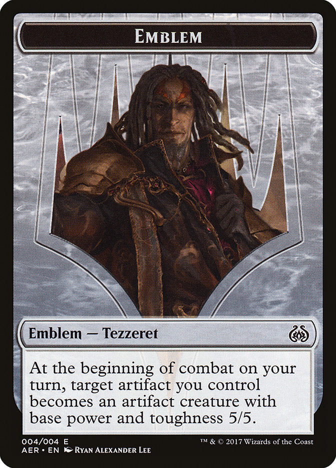 Tezzeret the Schemer Emblem [Aether Revolt Tokens] | Gamer Loot