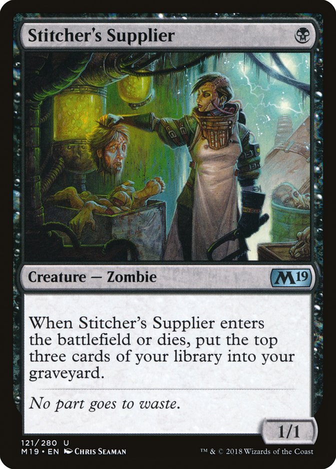 Stitcher's Supplier [Core Set 2019] | Gamer Loot