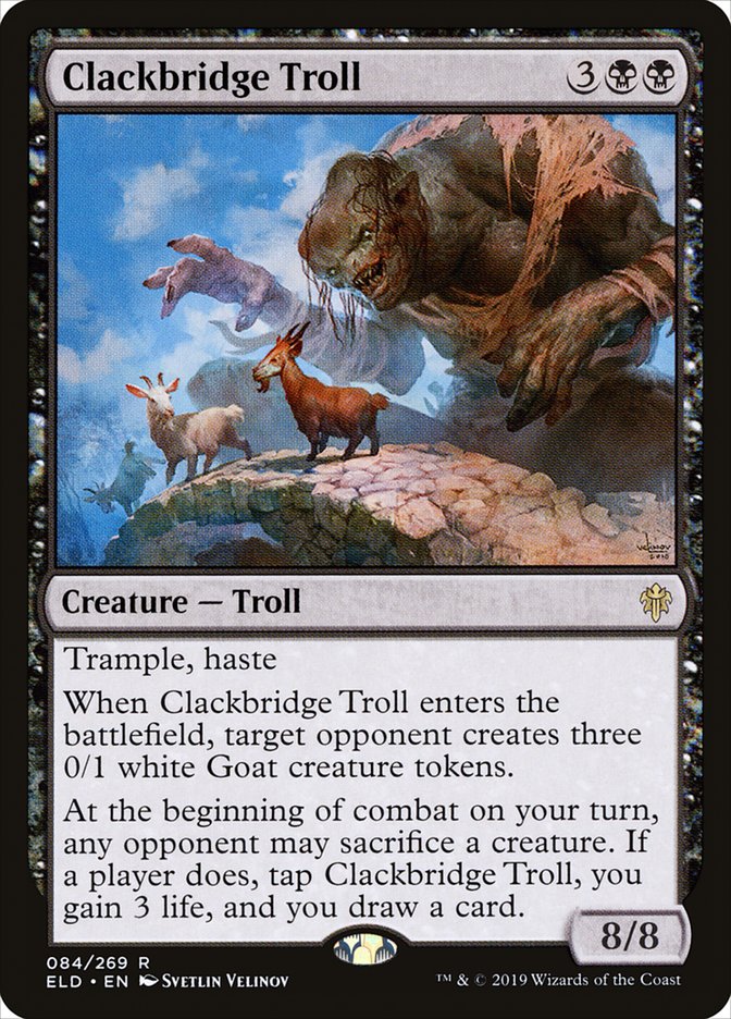 Clackbridge Troll [Throne of Eldraine] | Gamer Loot