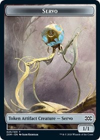 Servo // Soldier Double-sided Token [Double Masters Tokens] | Gamer Loot