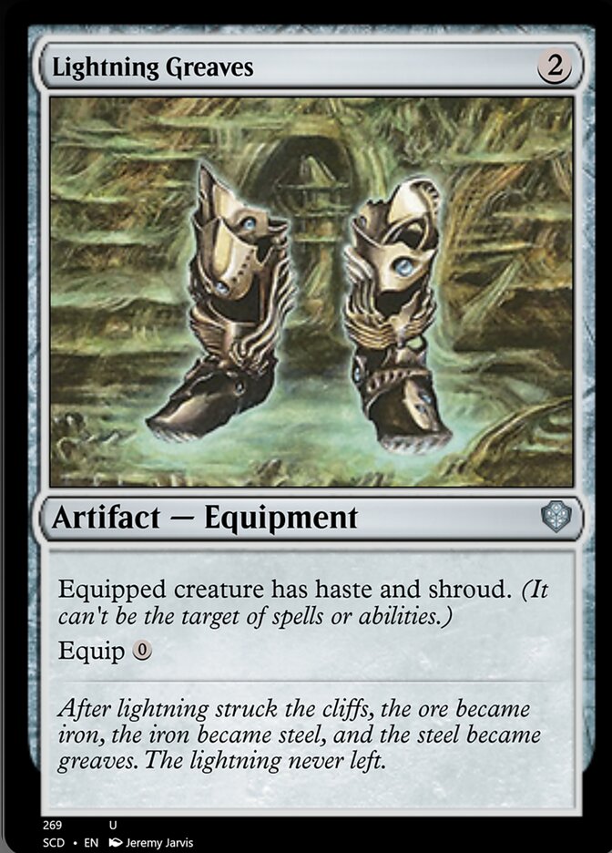 Lightning Greaves [Starter Commander Decks] | Gamer Loot