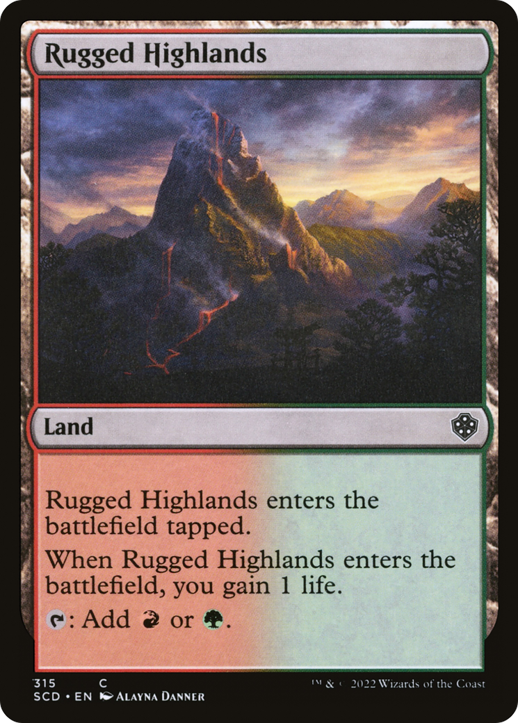 Rugged Highlands [Starter Commander Decks] | Gamer Loot