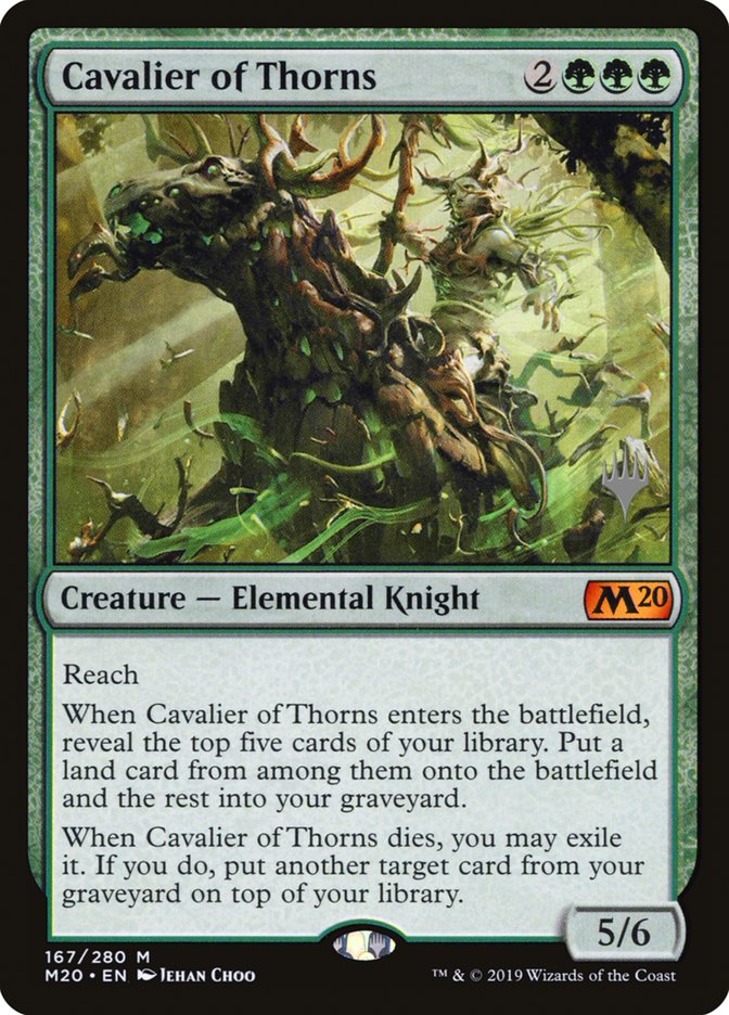 Cavalier of Thorns (Promo Pack) [Core Set 2020 Promos] | Gamer Loot