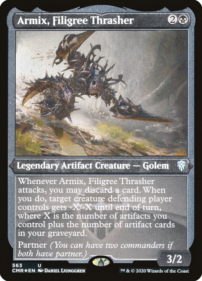 Armix, Filigree Thrasher (Etched) [Commander Legends] | Gamer Loot