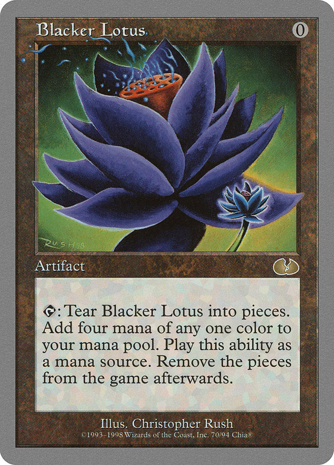 Blacker Lotus [Unglued] | Gamer Loot