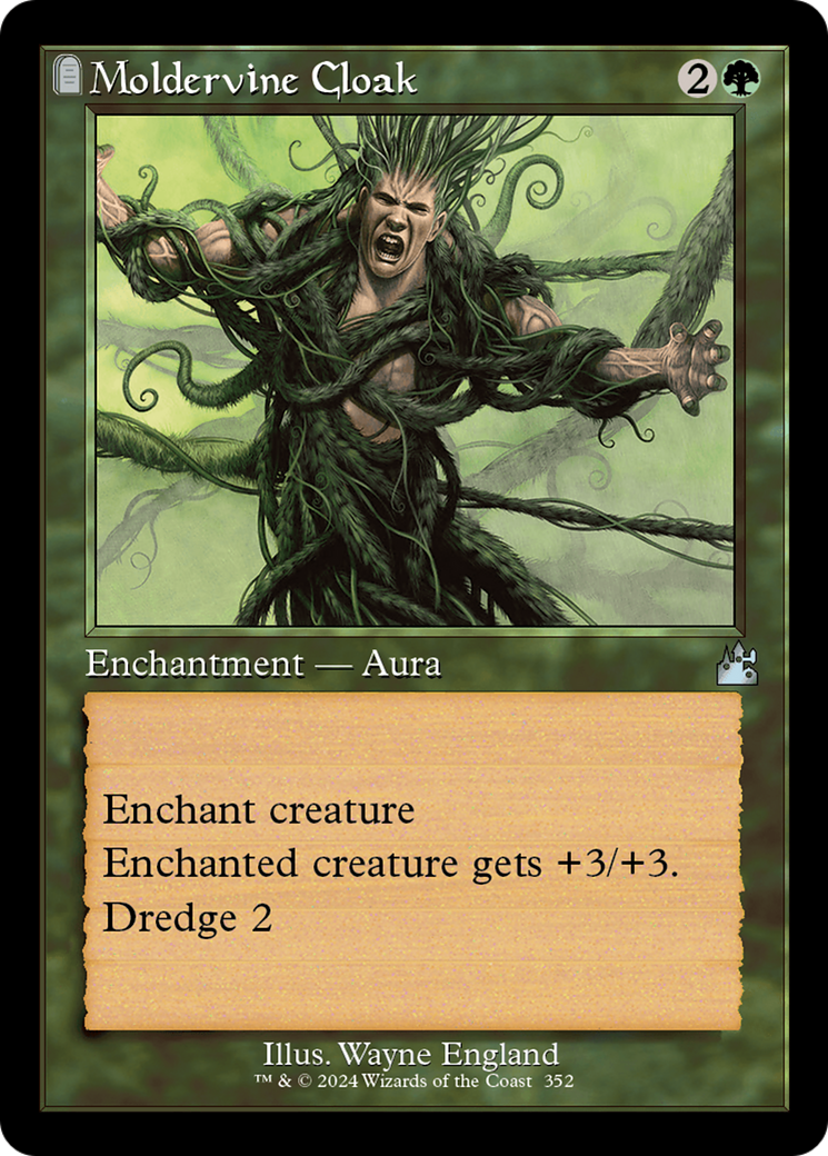 Moldervine Cloak (Retro Frame) [Ravnica Remastered] | Gamer Loot