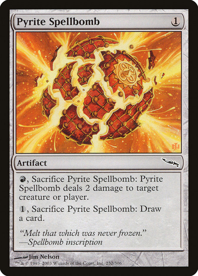 Pyrite Spellbomb [Mirrodin] | Gamer Loot