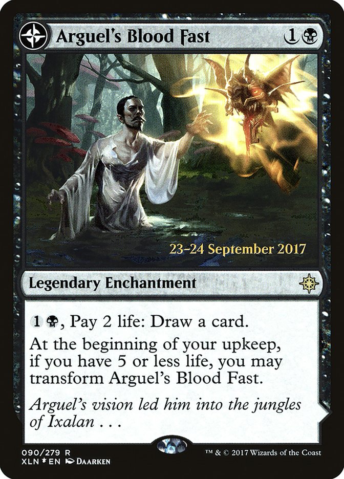 Arguel's Blood Fast // Temple of Aclazotz  [Ixalan Prerelease Promos] | Gamer Loot