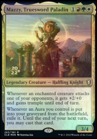 Mazzy, Truesword Paladin [Commander Legends: Battle for Baldur's Gate Prerelease Promos] | Gamer Loot