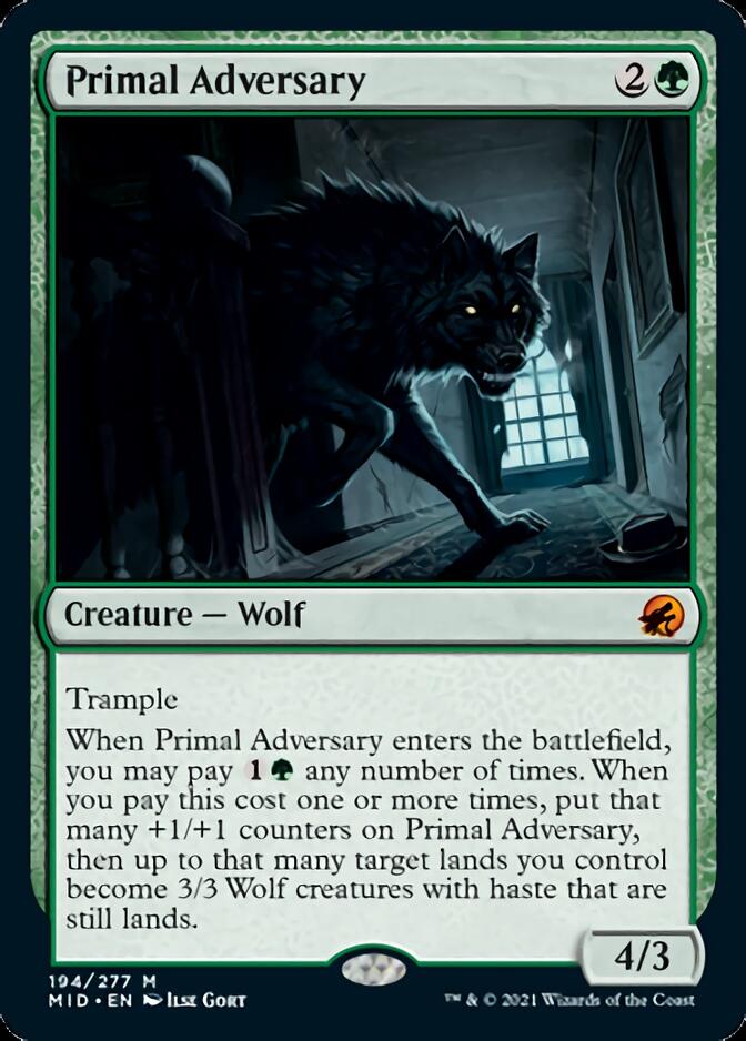 Primal Adversary [Innistrad: Midnight Hunt] | Gamer Loot