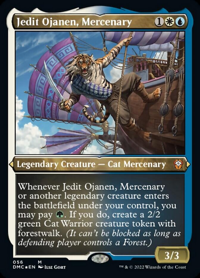 Jedit Ojanen, Mercenary (Foil Etched) [Dominaria United Commander] | Gamer Loot