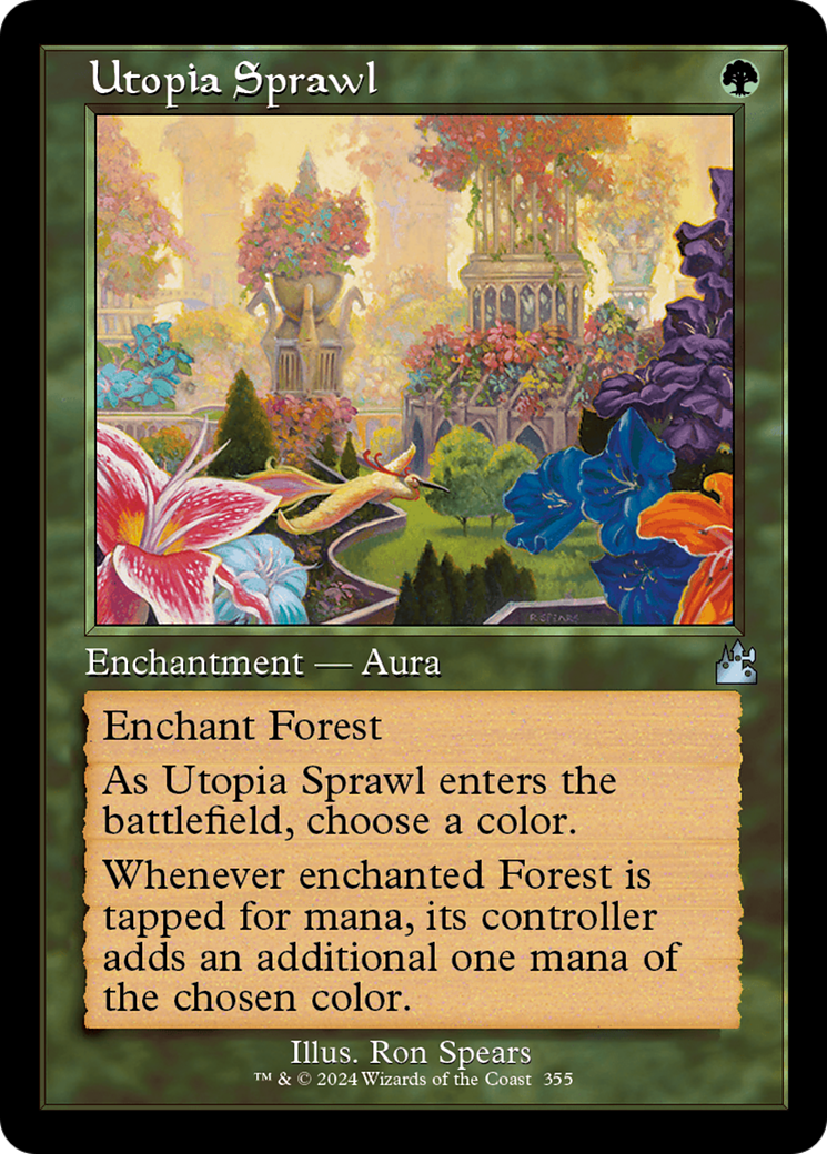 Utopia Sprawl (Retro Frame) [Ravnica Remastered] | Gamer Loot