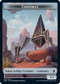 Construct // Drake Double-sided Token [Zendikar Rising Tokens] | Gamer Loot