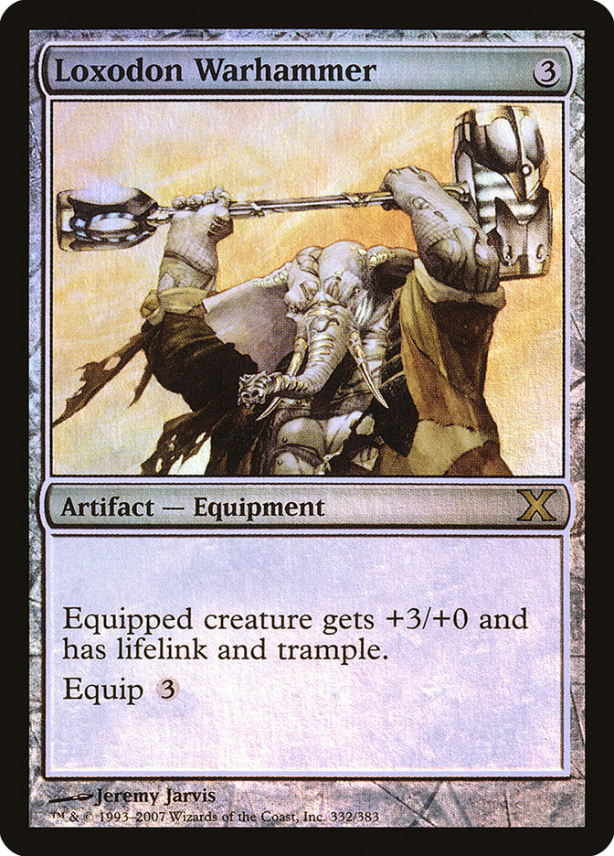 Loxodon Warhammer (Premium Foil) [Tenth Edition] | Gamer Loot