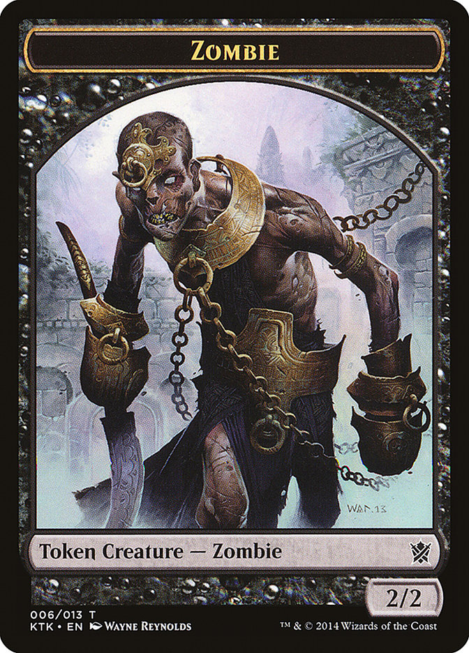 Zombie [Khans of Tarkir Tokens] | Gamer Loot