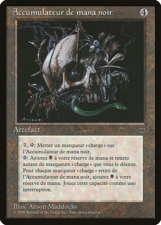 Black Mana Battery (French) - "Accumulateur de mana noir" [Renaissance] | Gamer Loot