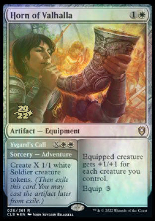 Horn of Valhalla // Ysgard's Call [Commander Legends: Battle for Baldur's Gate Prerelease Promos] | Gamer Loot