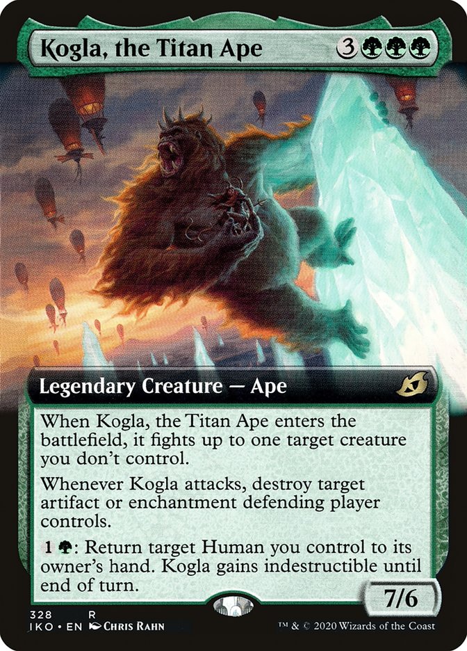 Kogla, the Titan Ape (Extended Art) [Ikoria: Lair of Behemoths] | Gamer Loot