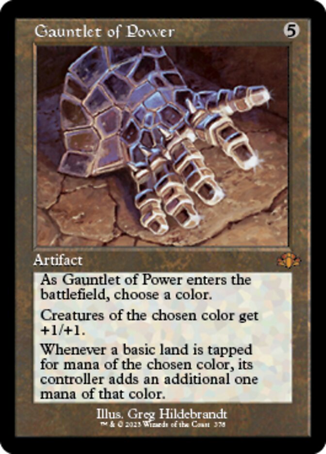 Gauntlet of Power (Retro) [Dominaria Remastered] | Gamer Loot