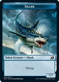 Shark // Human Soldier (003) Double-sided Token [Ikoria: Lair of Behemoths Tokens] | Gamer Loot