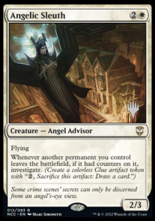 Angelic Sleuth (Promo Pack) [Streets of New Capenna Commander Promos] | Gamer Loot