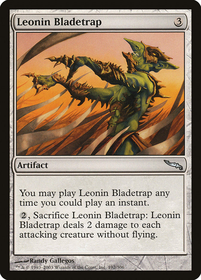 Leonin Bladetrap [Mirrodin] | Gamer Loot