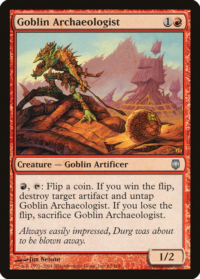 Goblin Archaeologist [Darksteel] | Gamer Loot