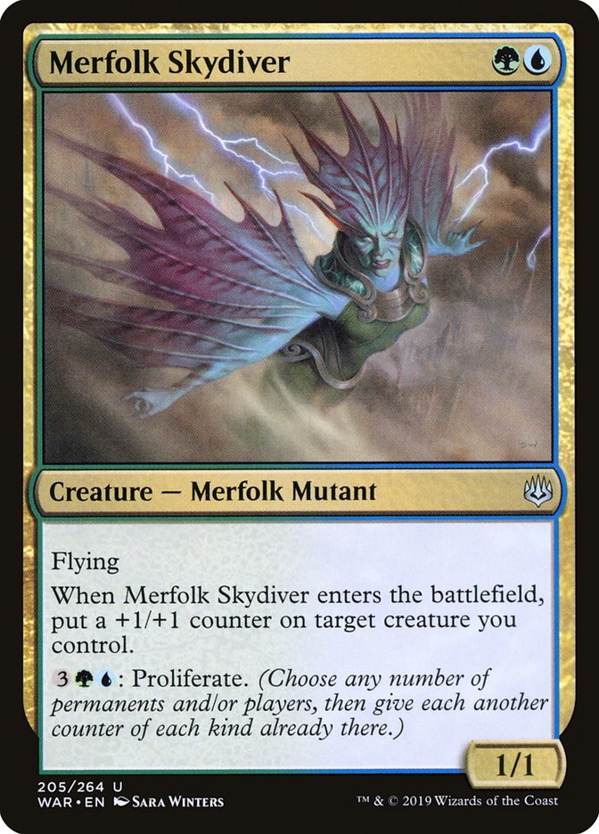 Merfolk Skydiver [War of the Spark] | Gamer Loot