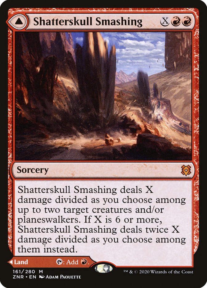 Shatterskull Smashing // Shatterskull, the Hammer Pass [Zendikar Rising] | Gamer Loot