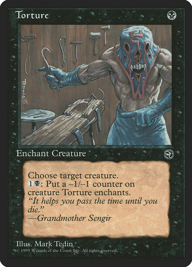 Torture (Grandmother Sengir Flavor Text) [Homelands] | Gamer Loot