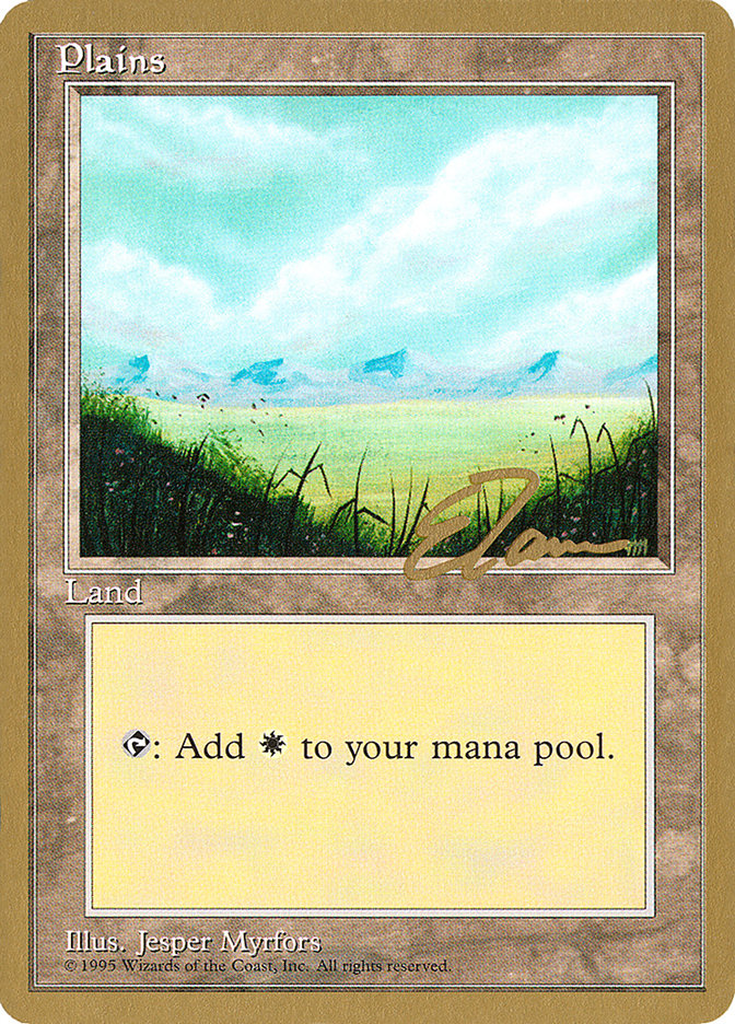 Plains (et366) (Eric Tam) [Pro Tour Collector Set] | Gamer Loot