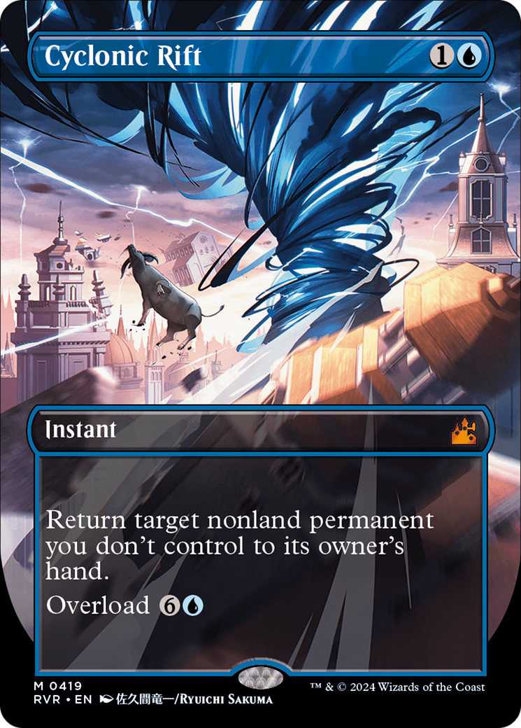Cyclonic Rift (Anime Borderless) [Ravnica Remastered] | Gamer Loot