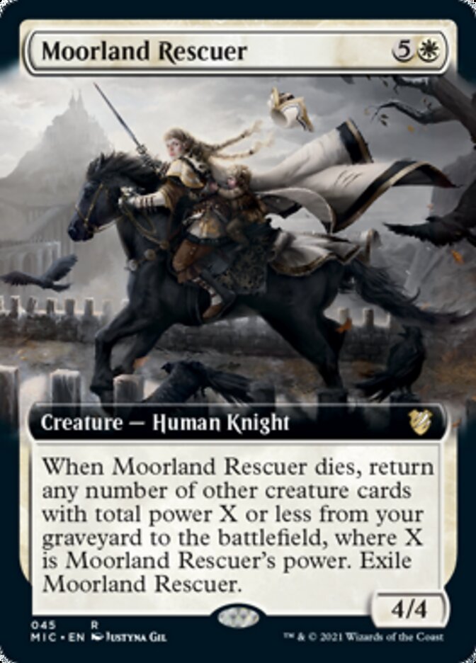 Moorland Rescuer (Extended) [Innistrad: Midnight Hunt Commander] | Gamer Loot